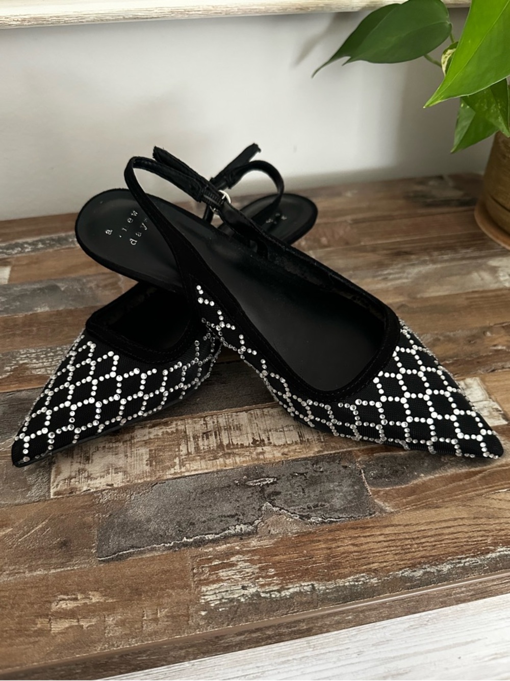 Target A New Day Embellished Pointed Slingback Flats